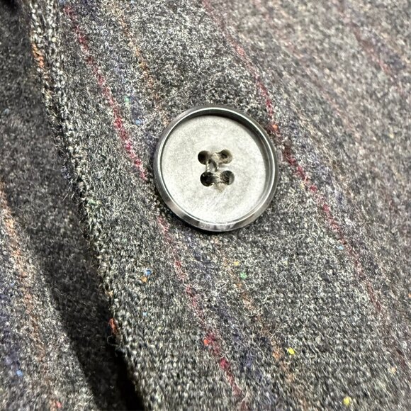 Vintage Daniel Hechter Paris Flannel Wool Blazer Sport Coat 40R - Picture 6 of 10